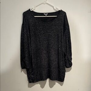 Grey 3/4 Sleeves Sweater